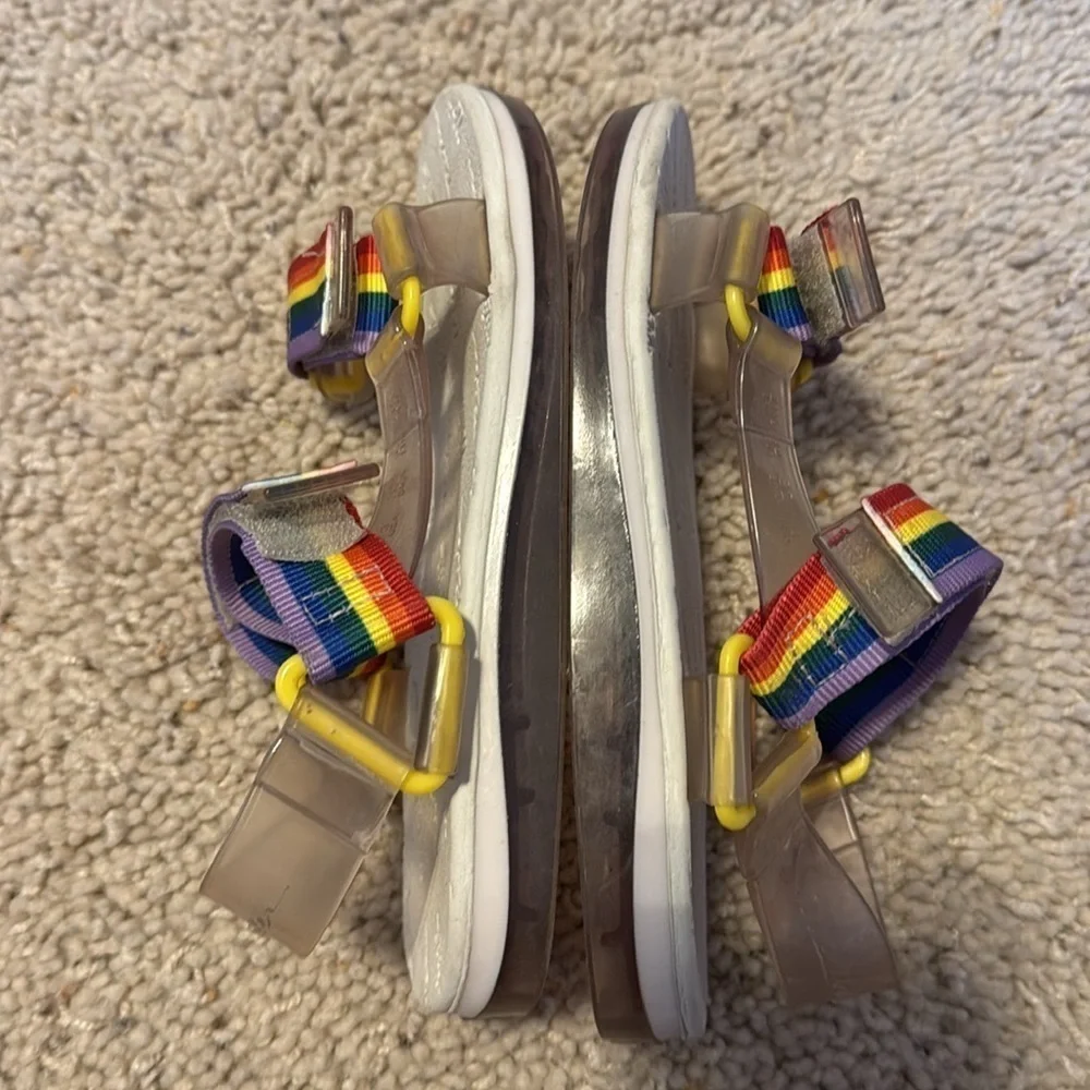 Mini Melissa Papete and Rider Sandals Shoes